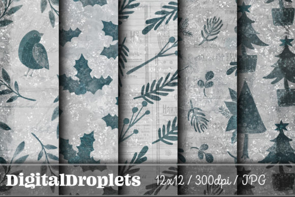 Christmas Home Vol. 39 | Vintage Paper Textures