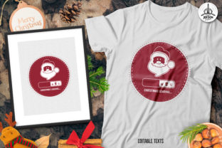 Christmas Loading Santa T-Shirt: Festive Design for Modern Projects