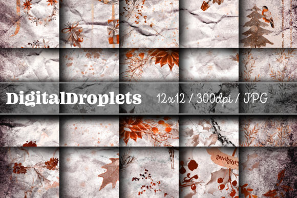 Christmas on Parchment Vol. 14: Vintage Design Assets