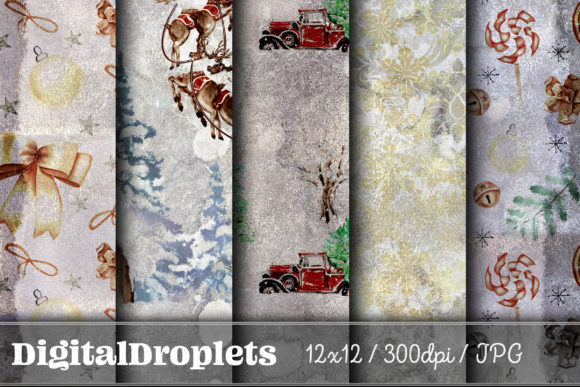 Christmas Shine Vol. 1: Vintage Textures for Timeless Design