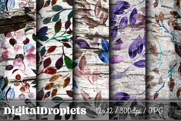 Leaves in the Wind Vol. 14 | Vintage Paper Collection
