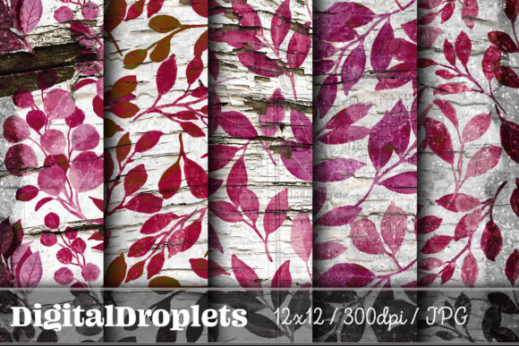 Leaves in the Wind Vol. 19: Vintage Textures for Modern Design