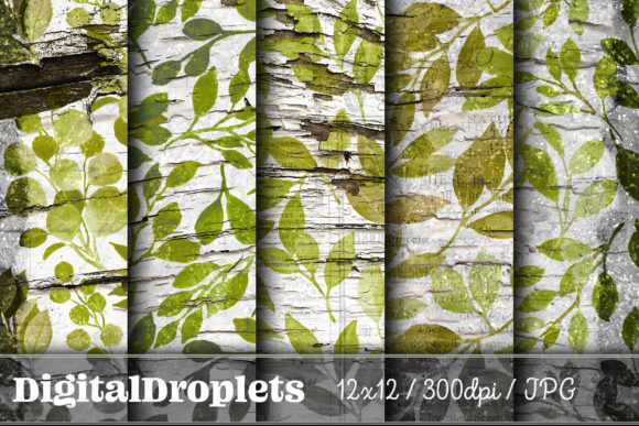 Leaves in the Wind Vol. 22: Vintage Texture for Modern Design
