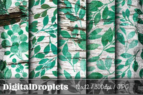 Leaves in the Wind Vol. 24: Vintage Texture Collection