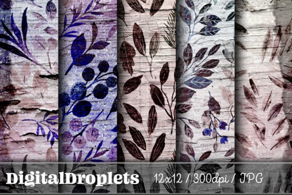 Leaves in the Wind Vol. 5: A Vintage Paper Collection